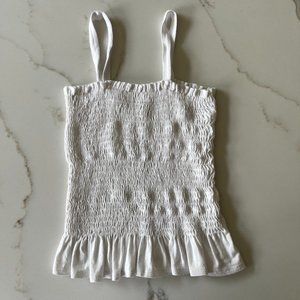 *3/$15 Bundle* Full Tilt Spaghetti Strap Shirred Stretch Tank Top